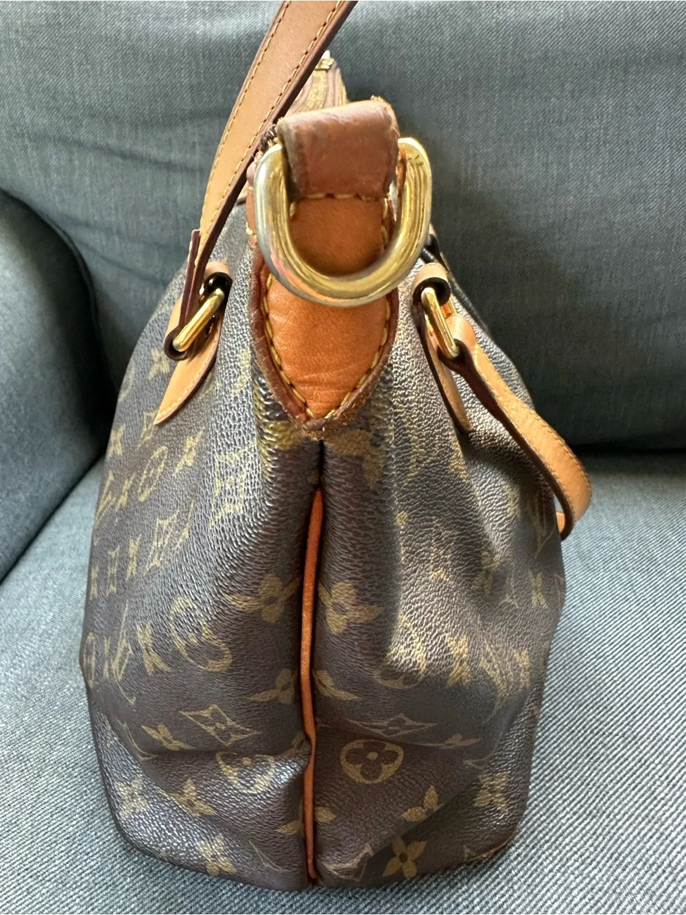 Louis Vuitton Monogram Palermo PM Shoulder Bag – Preowned – Authentic – No Stra